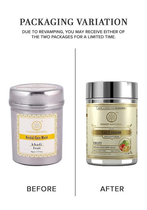 Khadi Natural Fruit Face Mask To Repair Dead Skin Cells 50 G