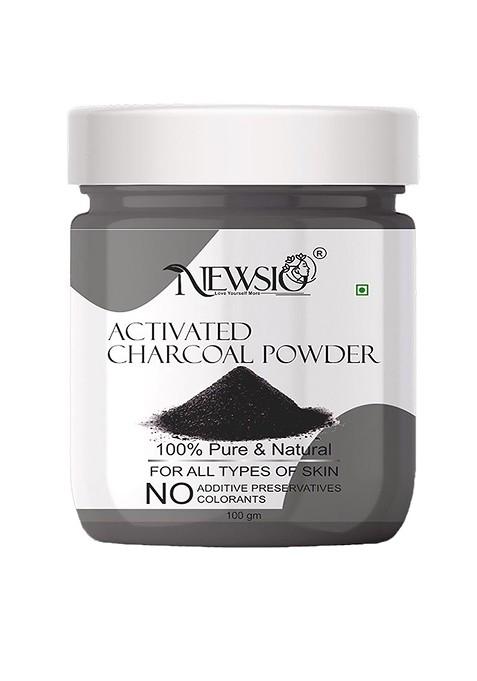 Newsio 100 Pure Natural Activated Charcoal Powder G
