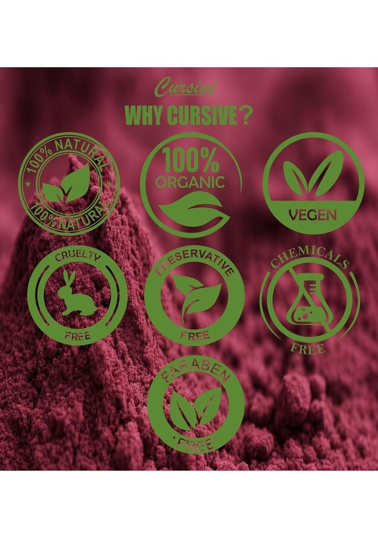 Cursive 100 Natural Organic Beetroot Powder 500 G