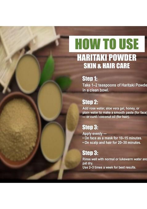 Cursive Haritaki Powder For Skin Hair 500 G