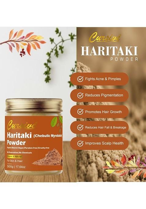 Cursive Haritaki Powder For Skin Hair 500 G