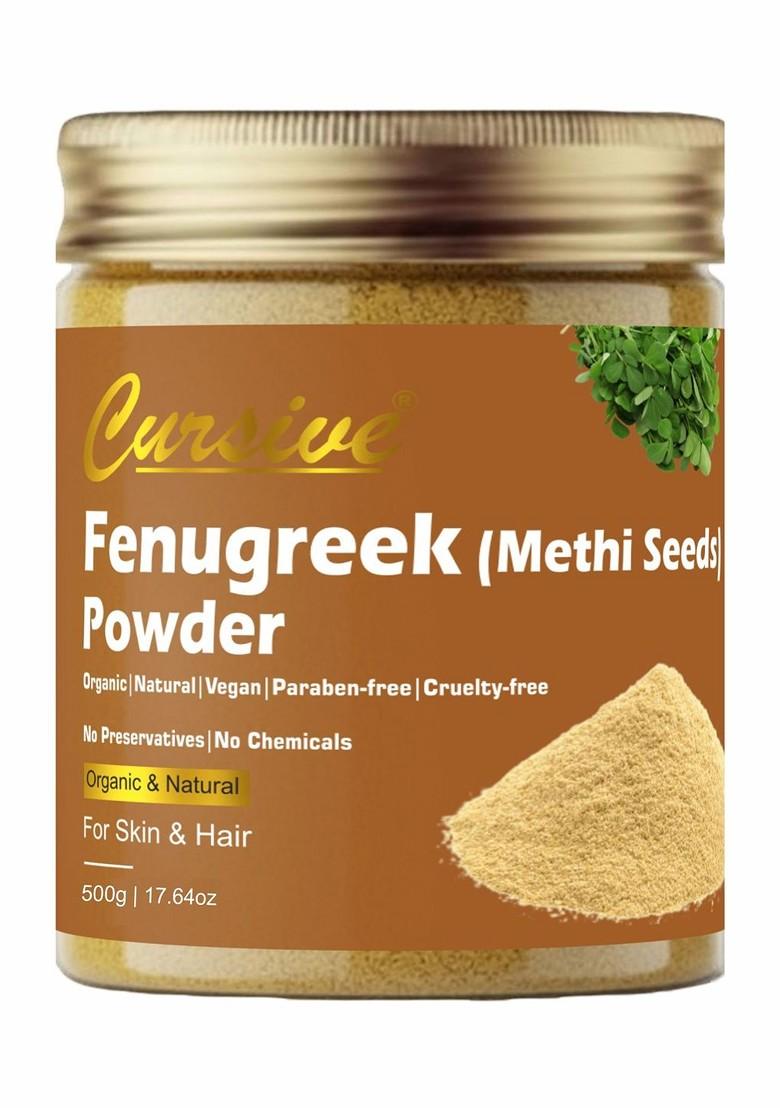 Cursive Fenugreek Powder For Skin Hair 500 G