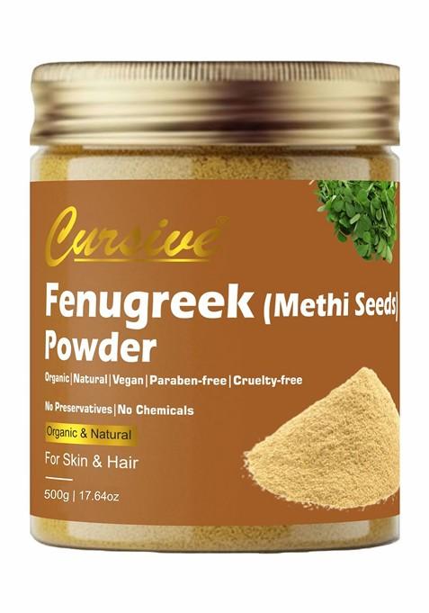 Cursive Fenugreek Powder For Skin Hair 500 G