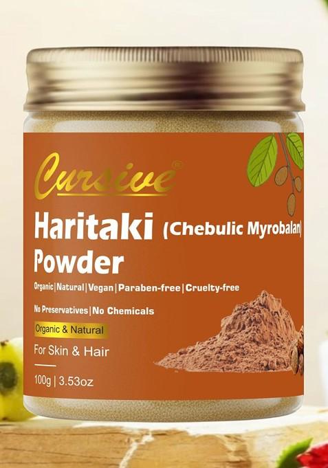 Cursive Haritaki Powder For Skin Hair 100 G