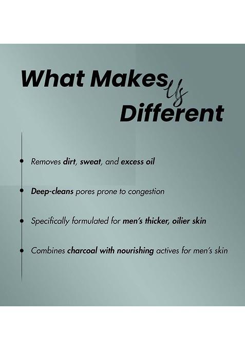 Minature Charcoal Detox Ready To Use Clay Mask For Deep Cleansing 50 G