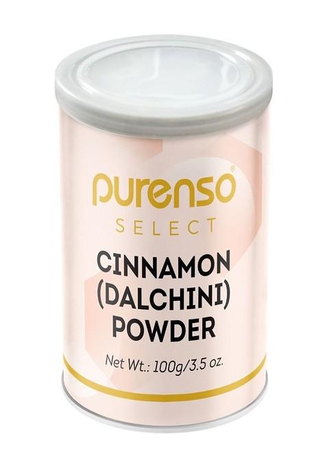 Purenso Vegan Natural Cinnamon Powder For Skin Moisturizer Hair Growth 100 G