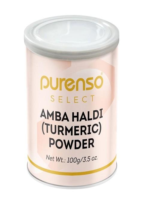 Purenso Natural Amba Haldi Powder For Skin Moisturizer Hair Growth 100 G