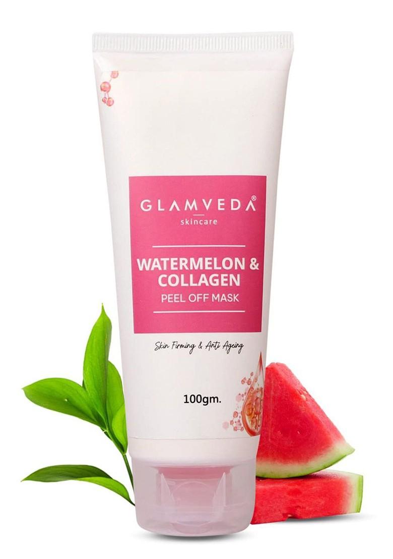Glamveda Watermelon Collagen Firming Anti Aging Peel Off Mask 100 Gm
