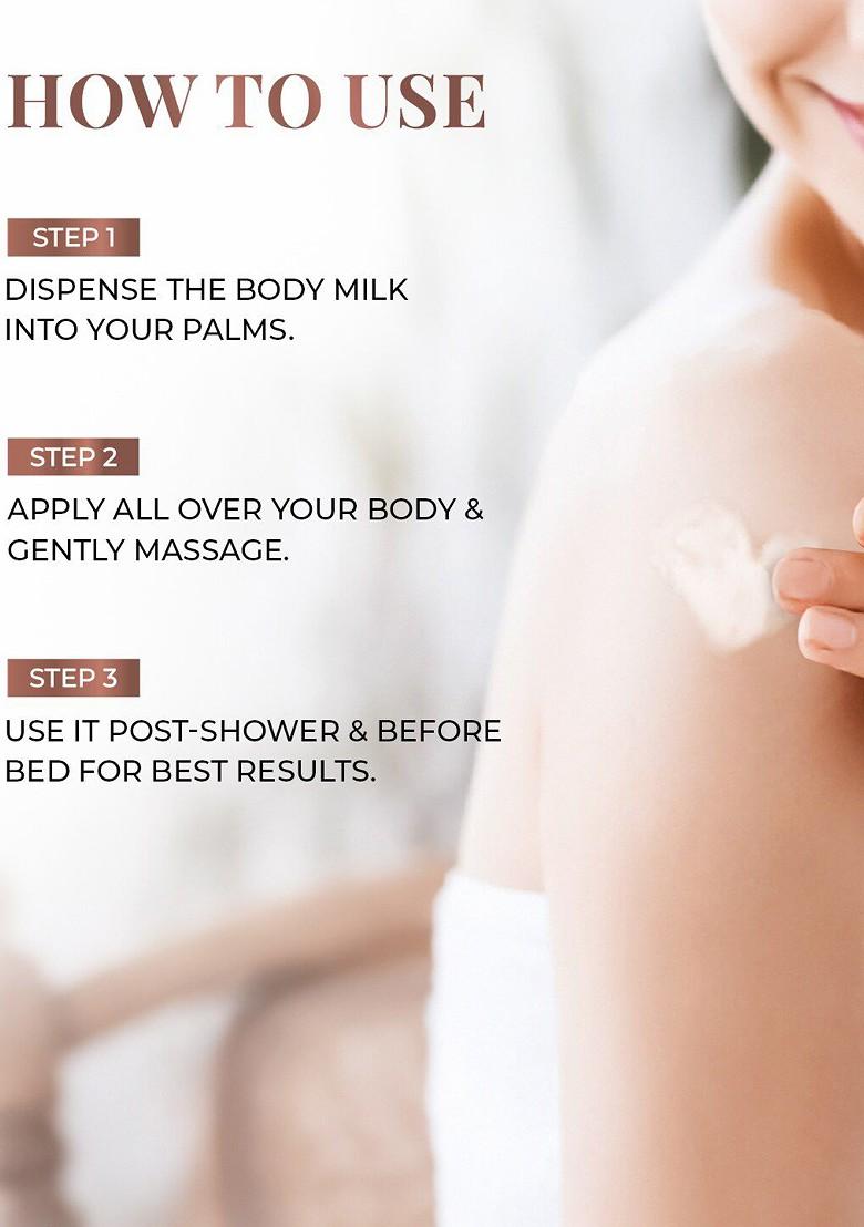 Just Herbs Skincare Ultra Hydrating Body Milk Lotion With Saffron Malai 300 Ml