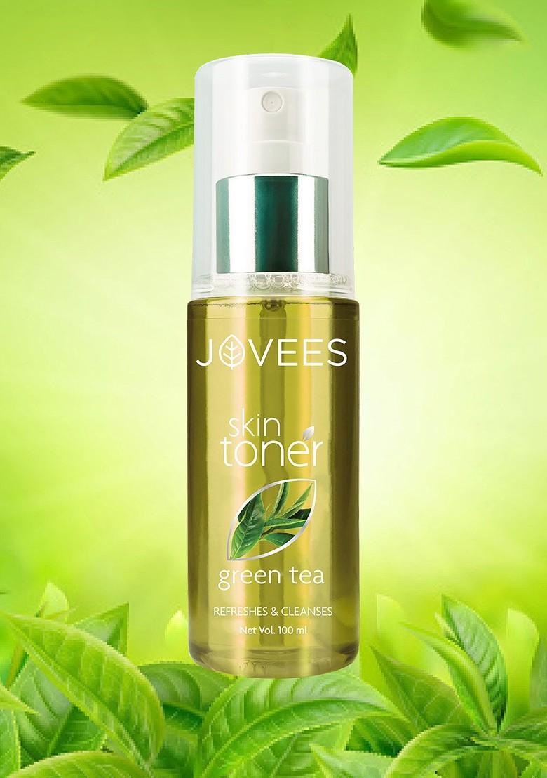 Jovees Herbal Green Tea Skin Toner To Cleanse Moisturise For Oily 100 Ml