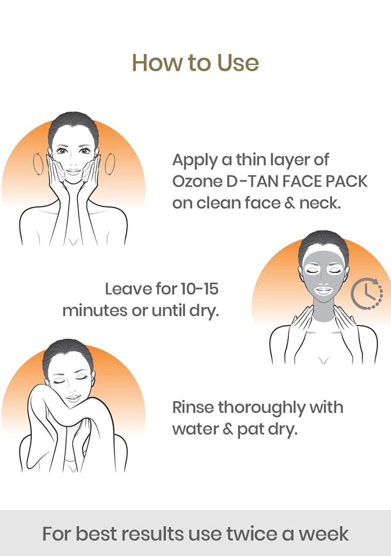 Ozone Set Of 2 D Tan Face Pack 100G Each
