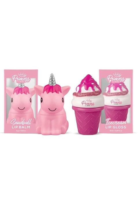 Renee Princess Snowball Lip Balm 3G Ice Cream Gloss 8Ml