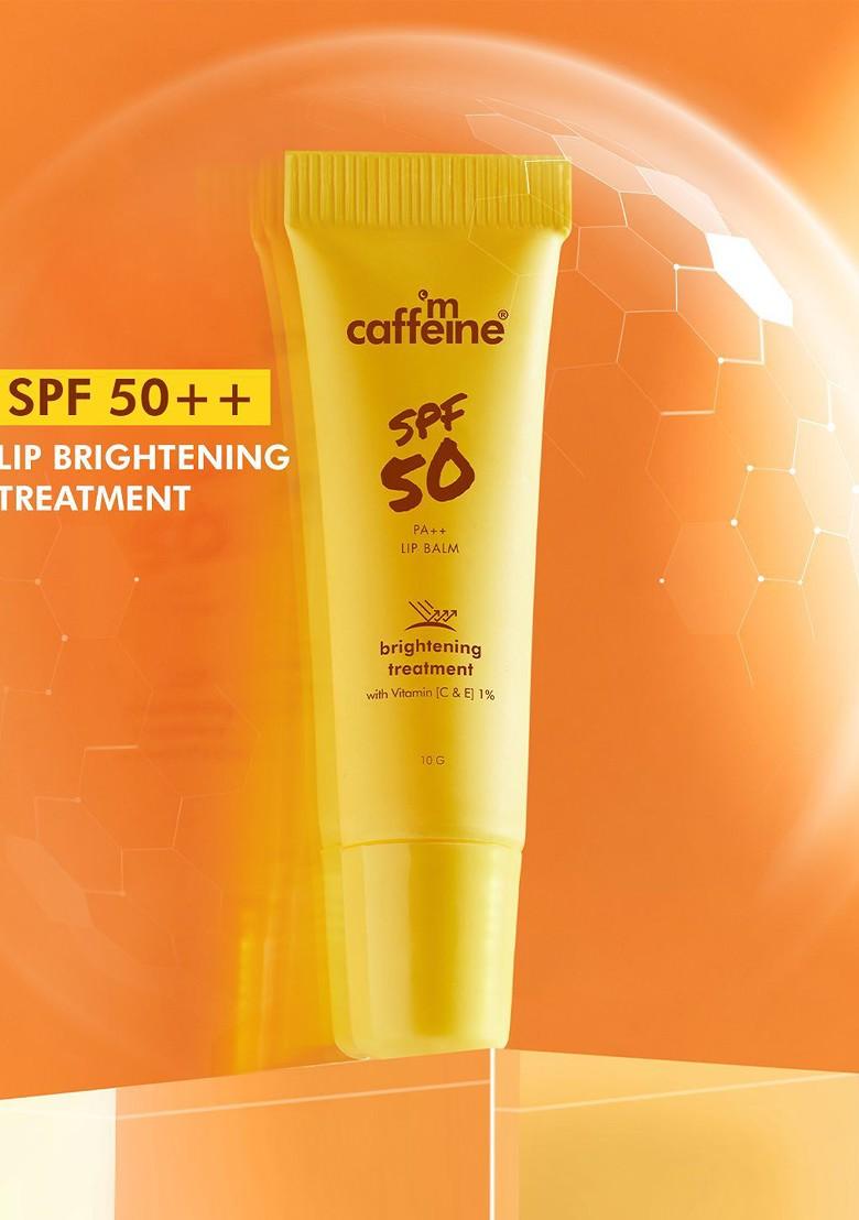Mcaffeine Spf 50 Pa With Vitamin C E Lip Balm 10G