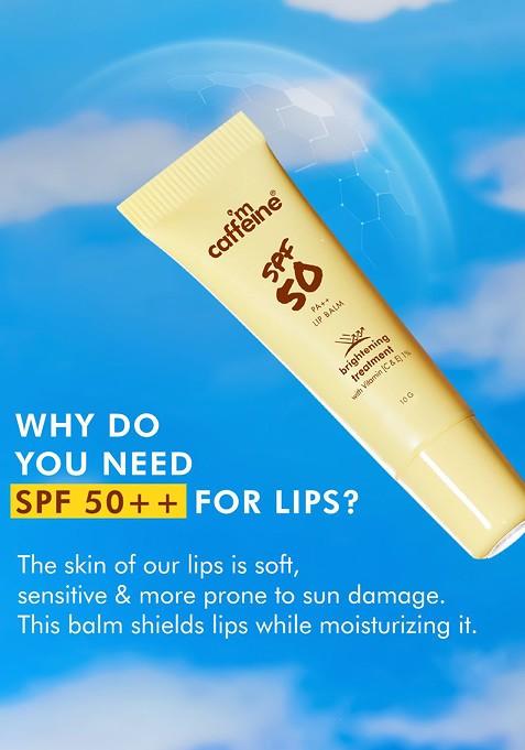 Mcaffeine Spf 50 Pa With Vitamin C E Lip Balm 10G