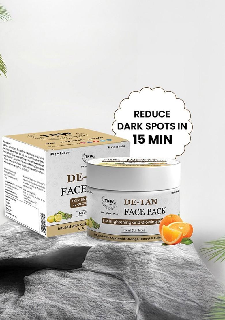 Tnw The Natural Wash De Tan Face Pack For Brightening Glowing Skin 50 G