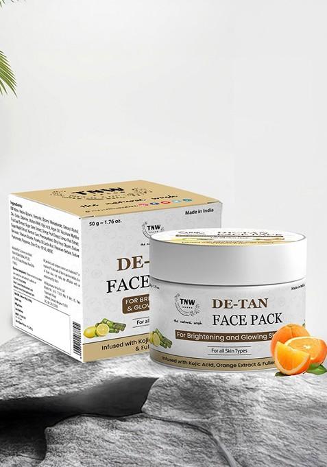 Tnw The Natural Wash De Tan Face Pack For Brightening Glowing Skin 50 G