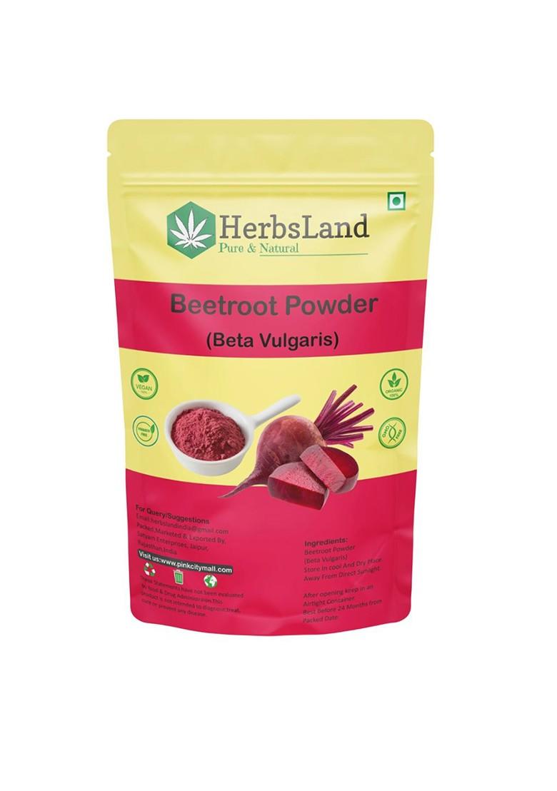 Herbsland Beetroot Powder Face Pack For Tan Removal Skin Brightening 100 G