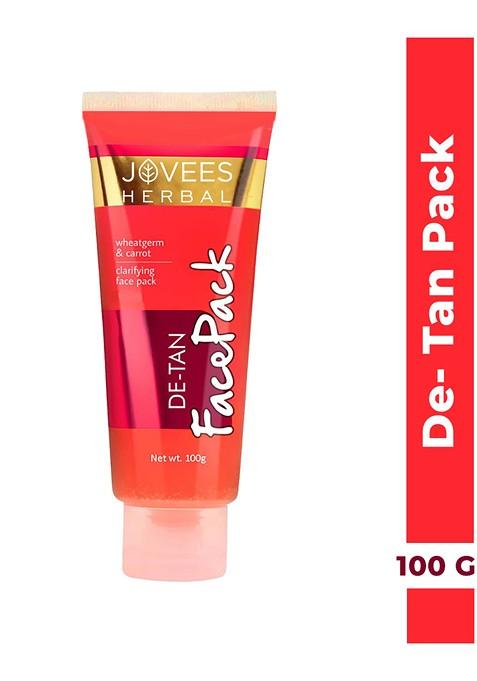 Jovees De Tan Face Pack For Removal Skin Revitalization Bright Glowing 100 G