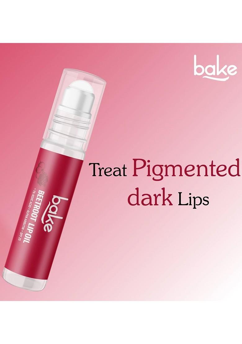 Bake Beetroot 1 Kojic Acid Oil For Dark Pigmented Lips With Spf 25 Tinted Lip 15 G