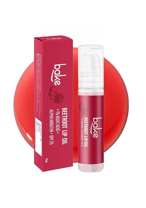 Bake Beetroot 1 Kojic Acid Oil For Dark Pigmented Lips With Spf 25 Tinted Lip 15 G