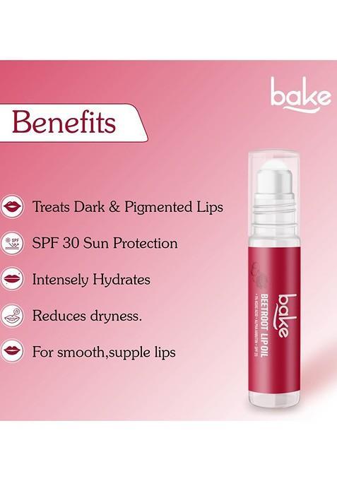 Bake Beetroot 1 Kojic Acid Oil For Dark Pigmented Lips With Spf 25 Tinted Lip 15 G