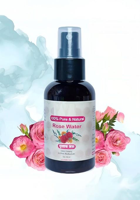 Elecsera Pure Natural Rose Water For Skin Toning Pore Reduction 100 Ml