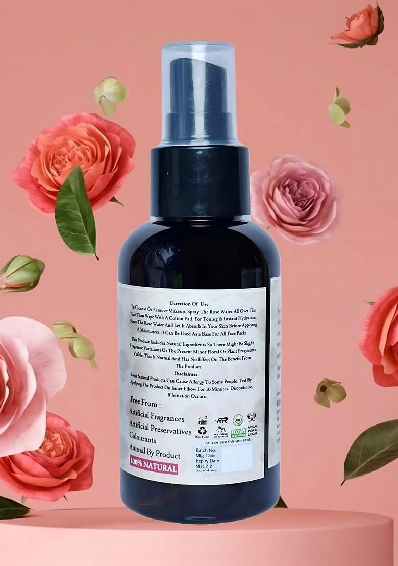 Elecsera Premium Rose Water For Hydration 100 Ml