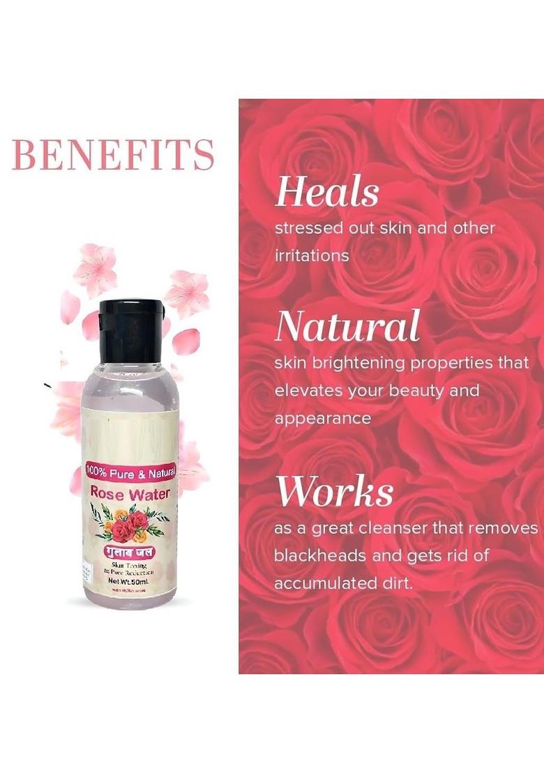 Elecsera Premium Rose Water For Hydration 100 Ml