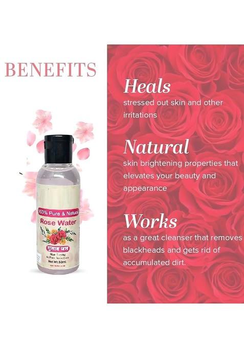 Elecsera Premium Rose Water For Hydration 100 Ml