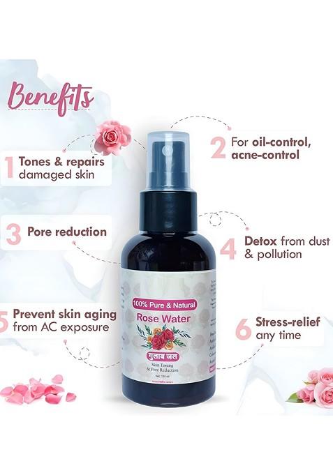 Elecsera Pure Natural Rose Water Toner 50 Ml