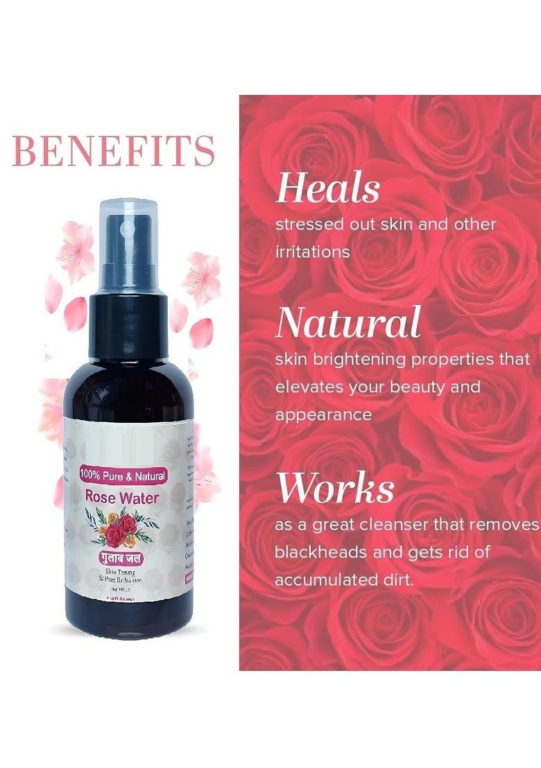 Elecsera Pure Natural Rose Water Toner 100 Ml