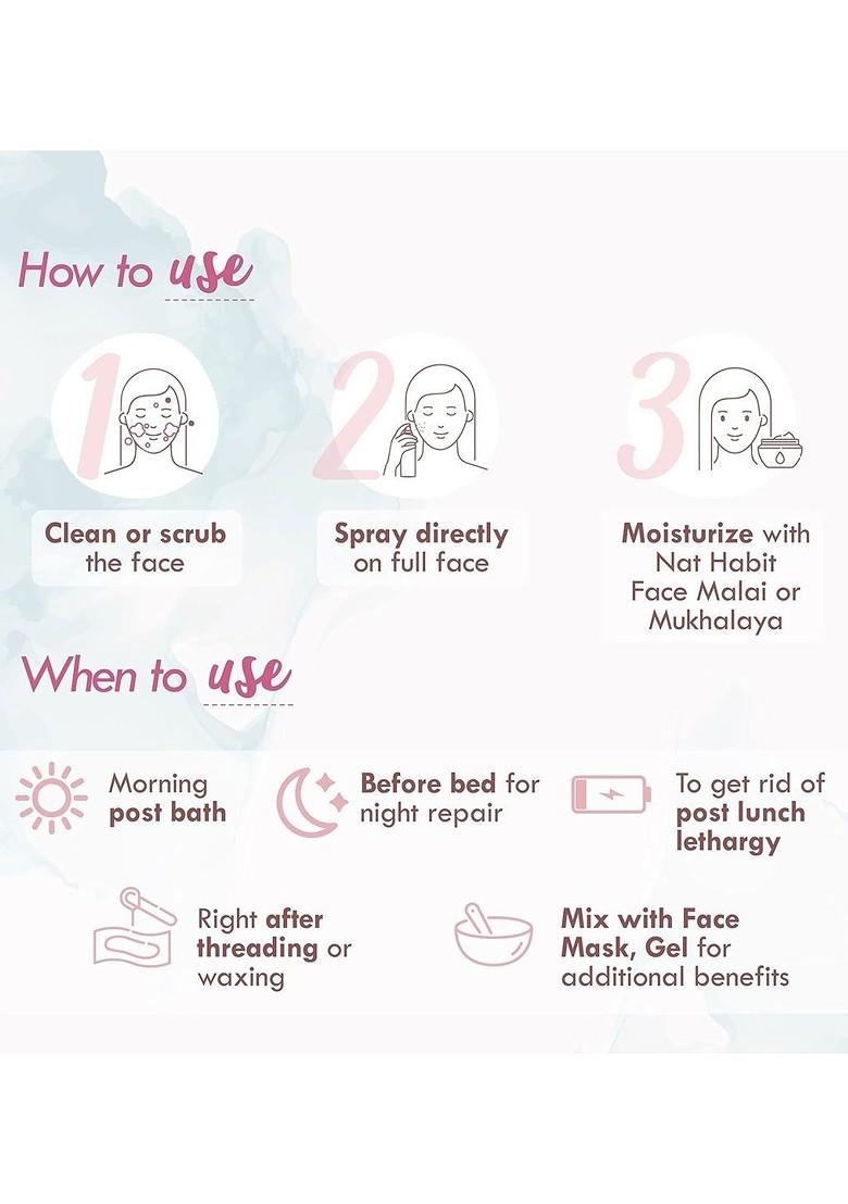 Elecsera Pure Natural Rose Water Toner 100 Ml