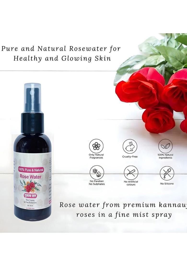 Elecsera Premium Rose Water For Hydration 100 Ml