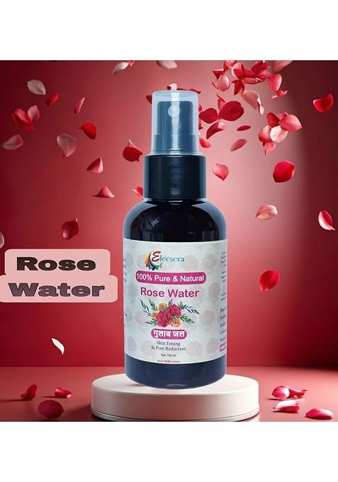 Elecsera Premium Rose Water For Hydration 100 Ml