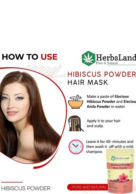 Herbsland Hibiscus Powder For Hair Skin 150 G
