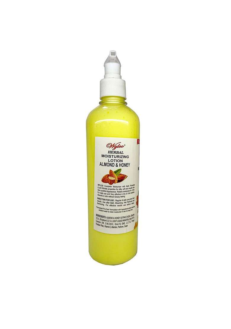 Wylco Almond Honey Herbal Moisturizing Lotion 500 Ml - Indya