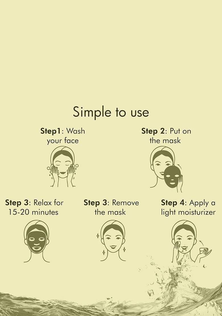 Khadi Pure Set Of 4 Herbal Neem Basil Mint Face Mask For Acne 50 G Each