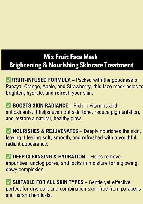 Khadi Pure Set Of 2 Herbal Fruit Face Pack For Skin Brightening 50 G Each