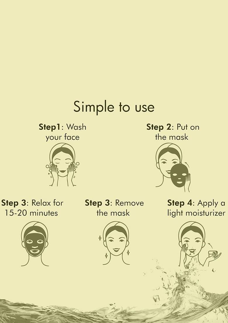 Khadi Pure Set Of 4 Herbal Anti Wrinkle Face Mask With Almond Oil 50 G Each