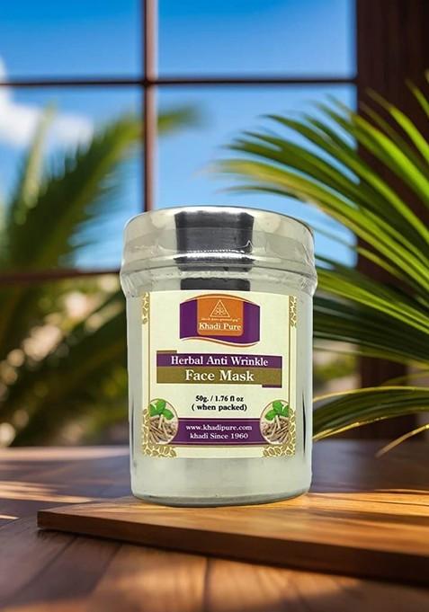 Khadi Pure Set Of 4 Herbal Anti Wrinkle Face Mask With Almond Oil 50 G Each