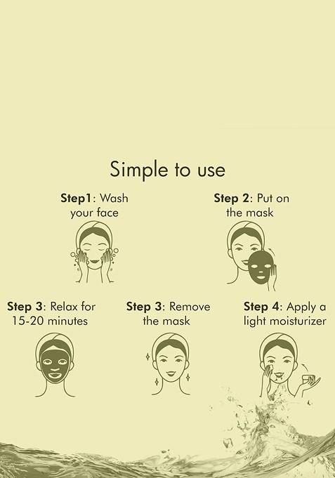 Khadi Pure Set Of 2 Herbal Anti Wrinkle Face Mask With Almond Oil 50 G Each