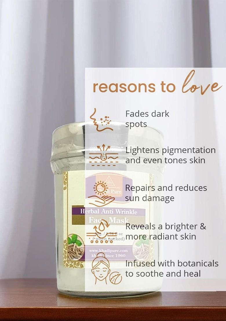 Khadi Pure Herbal Anti Wrinkle Face Mask 50G