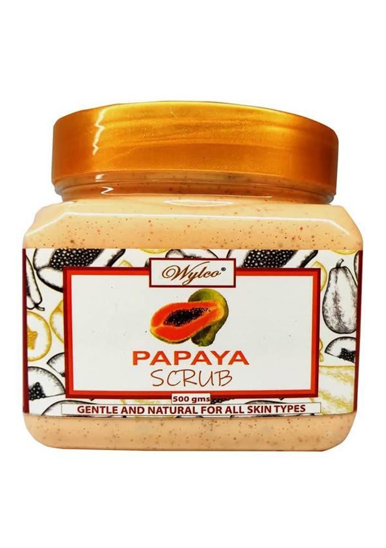 Wylco Papaya Scrub For Skin Nourishment 500 G