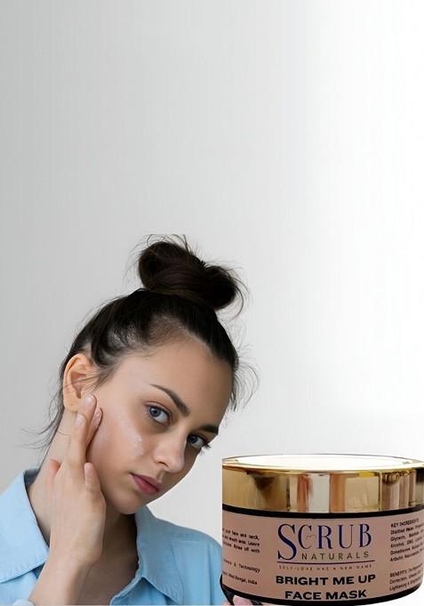 Scrub Naturals Bright Me Up Face Mask With Vitamin C 50 G