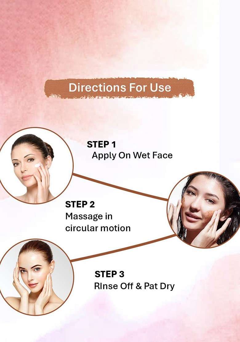 Oneway Happiness Set Of 2 Detan Face Scrub For Removing Tanning 100 Ml Each - Indya