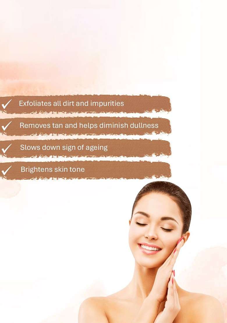 Oneway Happiness Set Of 2 Australian Coffee Face Scrub 100 Ml Each - Indya