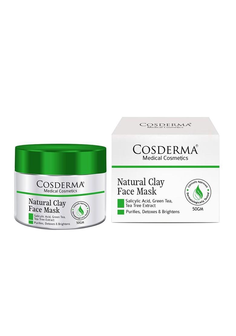 Cosderma Natural Clay Acne Face Mask With Salicylic Acid 50 G