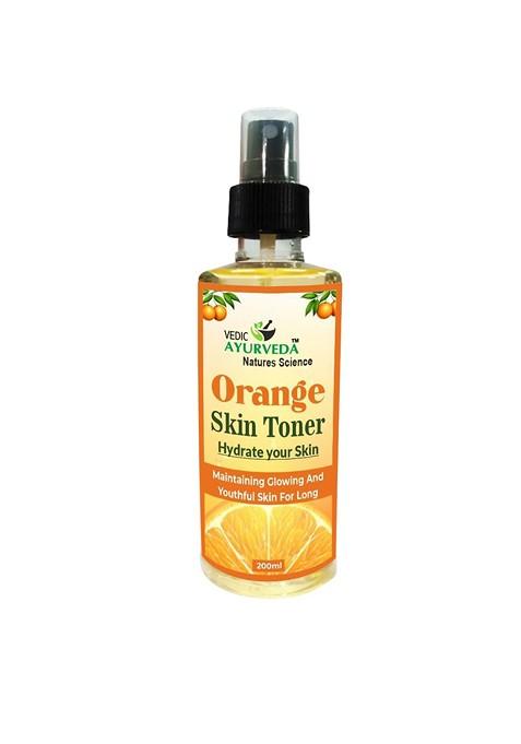 Vedicayurveda Orange Toner For Skin Nourishing 200 Ml