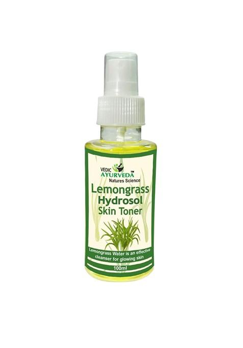 Vedicayurveda Lemongrass Hydrosol Skin Toner For Control Acne 100 Ml