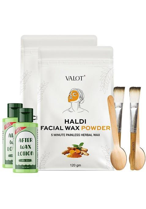 Valot Set Of 2 Turmeric Face Wax Powder 120 G Each